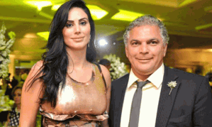 Los dueños: Ronosalto Pereira Neves y su esposa, la ex Miss Brasil, Nayla Affonso Micherif.