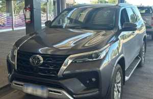 La camioneta de alta gama en la que se desplazaba el delincuente argentino.