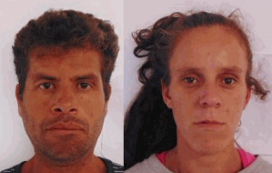 Núñez Barrios y Mier Gutiérrez: la pareja aprovechó el espacio del coche que robaron para cargarlo con efectos de otro hurto posterior.