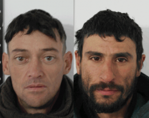González Silva y Silva Sequeira, atrapados a pocas cuadras de la céntrica farmacia que habían robado.
