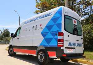 Esta fue la ambulancia donada por el gobierno japonés al Municipio de Aiguá, el 3 de diciembre del año pasado.