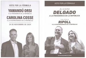 Las dos opciones: Orsi-Cosse (izq.), Delgado-Ripoll (der.)