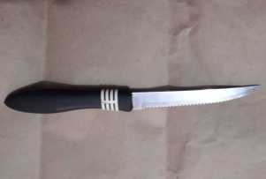 Este es el cuchillo utilizado en el atraco al taximetrista.