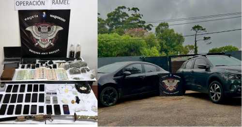 Se cerró la operación antidrogas “Ramel” con el saldo de 13 personas ...