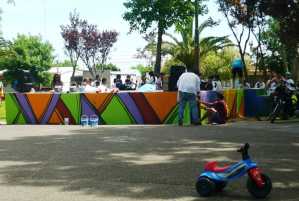 "Pinta Joven", Plaza 1º de Mayo en San Carlos. 
