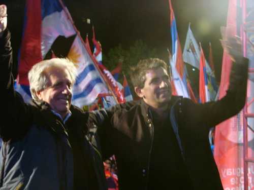 Tabaré Vázquez Presidente, Raúl Sendic Vice presidente, es lo que eligió la mayoría de los uruguayos para los próximos 5 años.
