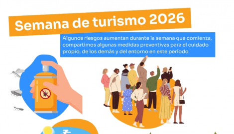 Sistema Nacional de Emergencias (Sinae) lanzó una campaña para disfrutar de unas vacaciones seguras durante Semana de Turismo