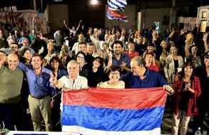 Los 3 candidatos del FA a la Intendencia de Maldonado encabezan acto en Piriápolis
