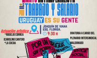 Acto por día de los trabajadores en Maldonado