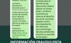 Alertan por estafa que suplanta a SUCIVE y Policía Caminera