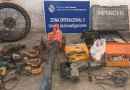 Recuperaron infinidad de herramientas y materiales de construcción y hay 3 formalizados