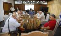 El intendente de Maldonado recibió a delegación del Pit-Cnt encabezada por su secretario general