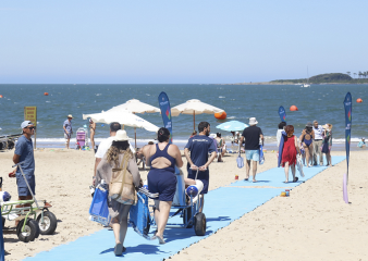 A partir del 2 de enero se habilitan las playas accesibles del departamento de Maldonado