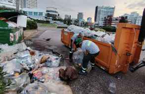 Tras festejos por advenimiento del nuevo año en pocas horas Punta del Este quedó limpio