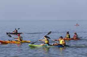 El sábado 17 se realiza la travesía en kayak y paddle surf a la isla Gorriti