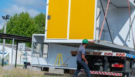 Instalan 59 nuevas aulas comedor para 40.000 estudiantes de educación media de todo el país