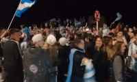  Festejos argentinos en La Mano luego del triunfo de la selección ante Inglaterra