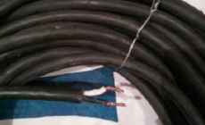 Atraparon a sujeto que llevaba 30 metros de cables robados en calle de Altos del Pinar