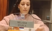 Edila Melissa Sturla expuso sobre la situación de calle en Maldonado en la Junta Departamental