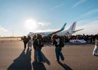 Aeropuerto de Punta del Este opera 40 vuelos con más de 3.000 jóvenes rumbo a Bariloche en julio