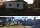 Dos viviendas en predio municipal en la zona de El Jagüel terminaron siendo demolidas