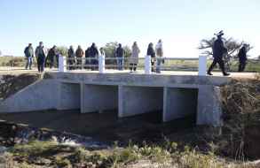 La IDM inauguró alcantarillas en zonas rurales con una inversión de más de US$ 500.000