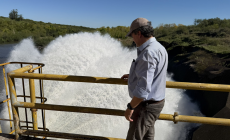 Diputado Casaretto recorrió planta de Aguas Corrientes, represas de Paso Severino y Canelón Grande, y alertó por situación del Santa Lucía