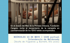 Fundación Canguro lanza en Maldonado su campaña "El llanto de un bebé no puede esperar"