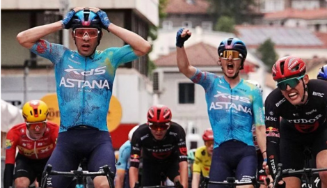 El fernandino Thomas Silva llegó nuevamente al podio diario del Giro