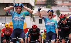 El fernandino Thomas Silva llegó nuevamente al podio diario del Giro