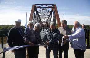 Inauguraron parque lineal en San Carlos entre la estación de Afe y el popular “puente negro”