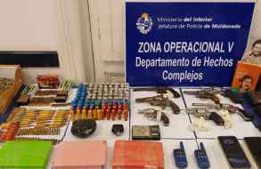 Operación "Despertar": detienen a narcotraficante en San Carlos y secuestran armas y cocaína