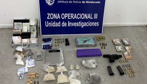 Incautación de drogas y armas en mega operativo en San Carlos culminó con un joven en la cárcel