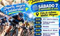 Juntos x Valentino: festival de ciclismo el 7 de noviembre