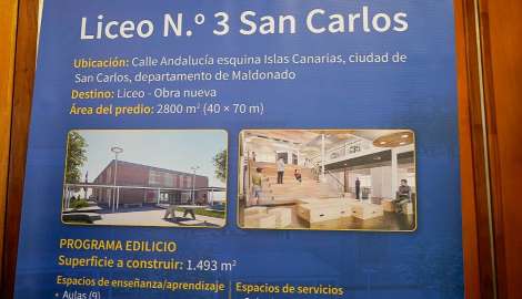 AFE cedió predio para liceo Nº3 de San Carlos ¿Cómo será el centro?